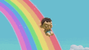 Little Baby Bum Rainbow GIF by moonbug