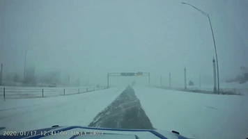 Winter Storm Creates Dangerous Driving Conditions in Ames, Iowa