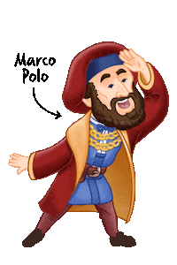 Marco Polo Sticker by MegaGeex