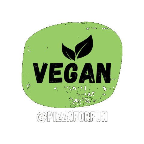 Vegan Feliz Sticker by Pizza ForFun