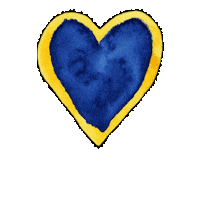 theblueheart love heart ocean valentines day Sticker