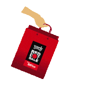 Soch car red shopping shop Sticker