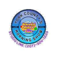 Morning Show Sticker by Seacoast Oldies