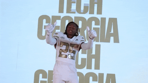 Georgia Tech Football Sport GIF by Georgia Tech Yellow Jackets