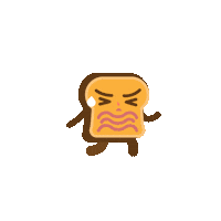 angry run Sticker by Here Studio