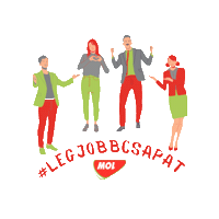 Csapat Sticker by MOL Magyarország