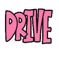 Driving On The Road Sticker by てんりちゃん
