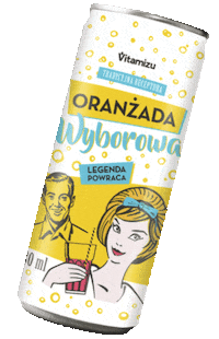 Vitamizu vitamizu oranżada vitamizu oranżada wyborowa oranzada Sticker