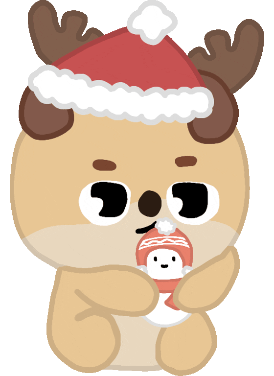 Santa Hat Christmas Sticker