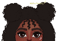 Negra Cacheada Sticker