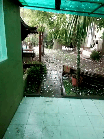 Large Hailstones Batter Areas of Central Argentina