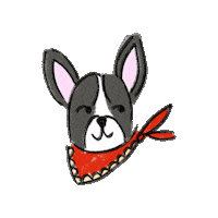 Dog Artist Sticker