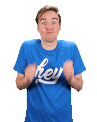 Hands Up Lol Sticker by Dylan Haegens