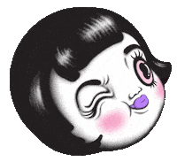 Wink Blush Sticker by Ahoy