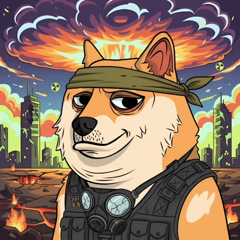 Shiba Inu Survivor GIF by Doge Pound
