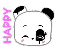 Happy Feliz Sticker by Gadou by Mr Tan