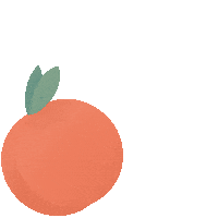 Carliee_ann summer fruit peach carlieeann Sticker