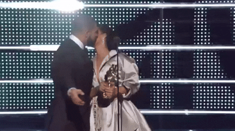 Rihanna Kiss GIF by 2020 MTV Video Music Awards