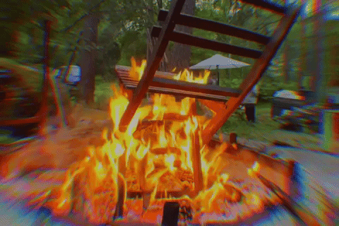 Fire Chair GIF