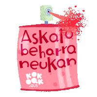 kokoakgara spray release euskara euskaraz Sticker