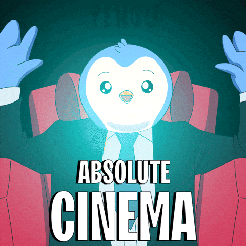Cinema Popcorn GIF by Pudgy Memez