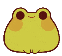 Happy Frog Sticker