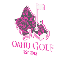 Golf Oahu Sticker by OahuGolfApparel