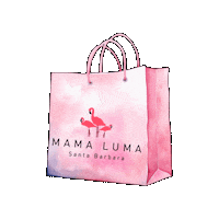 mamaluma shopping shopping bag clothing brand mama luma Sticker