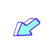 Arrow Pointer Sticker by Togee Technologies