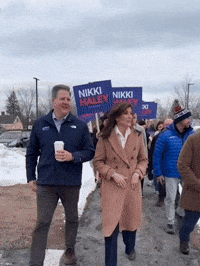 Nikki Haley Greets Supporters in New Hampshire