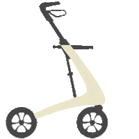 byACRE rollator byacre carbon ultralight rollatorwalker Sticker