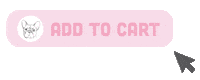 Add To Cart French Bulldog Sticker by Frankie and Friends
