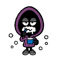 Teeth Bathroom Sticker by Naeleck
