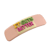 Heal It Gets Better Sticker by Mora Vieytes