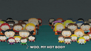audience laughing GIF by South Park 
