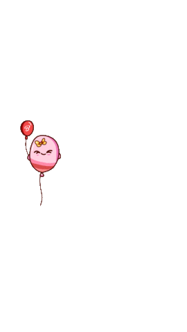 ballooney birthday balloon balon ballon Sticker