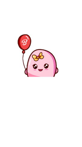 ballooney birthday balloon balon ballon Sticker