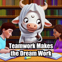 Teamwork Makes The Dream Work Study GIF by Sagemoohammad