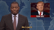 No I Cant Michael Che GIF by Saturday Night Live