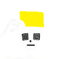 Memento Mori Skull Sticker by Yin Wrong