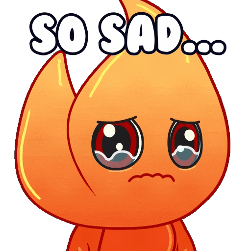 Sad Heart Sticker by Playember