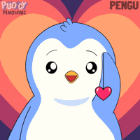 I Love You Heart GIF by Pudgy Penguins