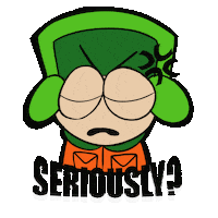 Angry South Park Sticker