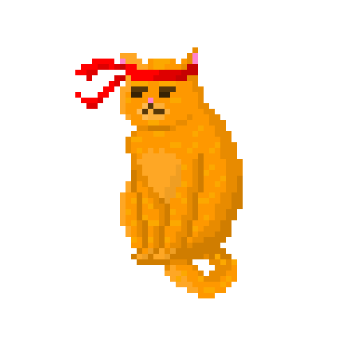 Okpotion giphyupload cat pixel pixelart Sticker