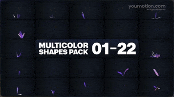 Multicolor Shapes 01 22 | Video |You Motion