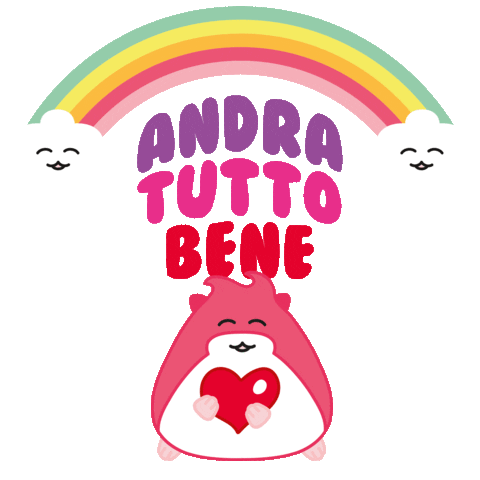 Everything Will Be Ok Love Sticker by hamsta.world