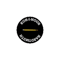 kohinoor_hardtmuth art artist yellow drawing Sticker
