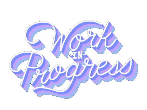 selfiedbysteph giphyupload rainbow work wip Sticker