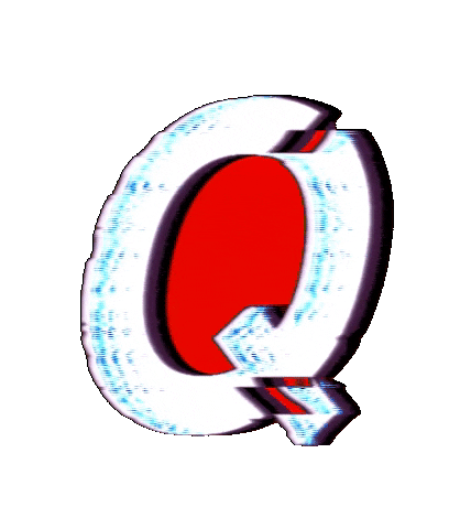 Glitch Alphabet Sticker by #BASILIO