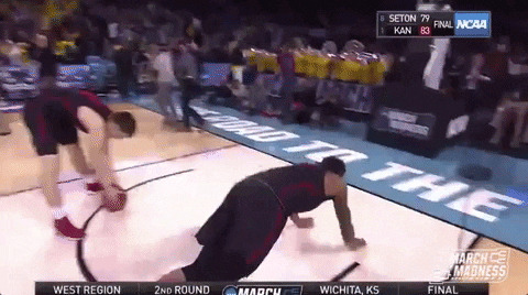 Im Out College Basketball GIF by NCAA March Madness